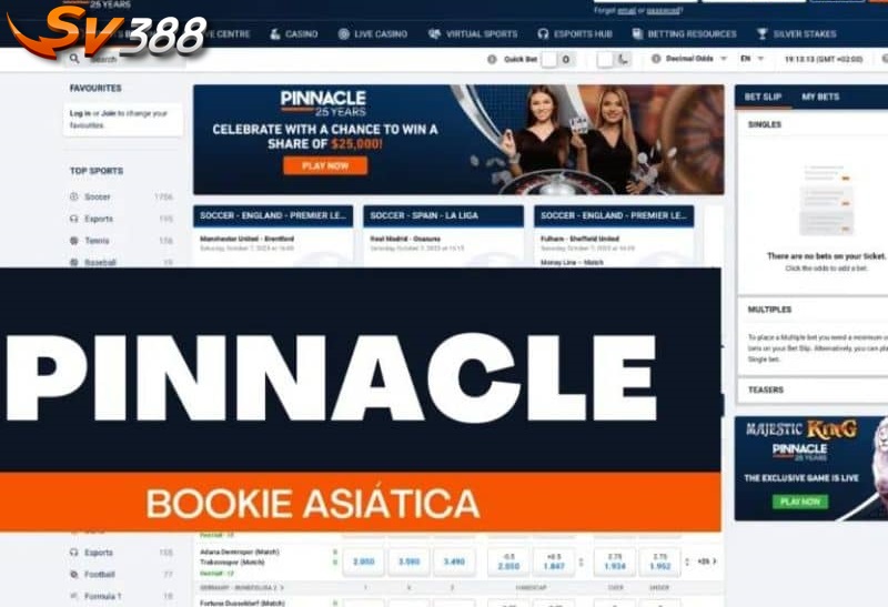 Pinnacle có giao diện dễ thao tác và rút tiền nhanh chóng Pinnacle có giao diện dễ thao tác và rút tiền nhanh chóng