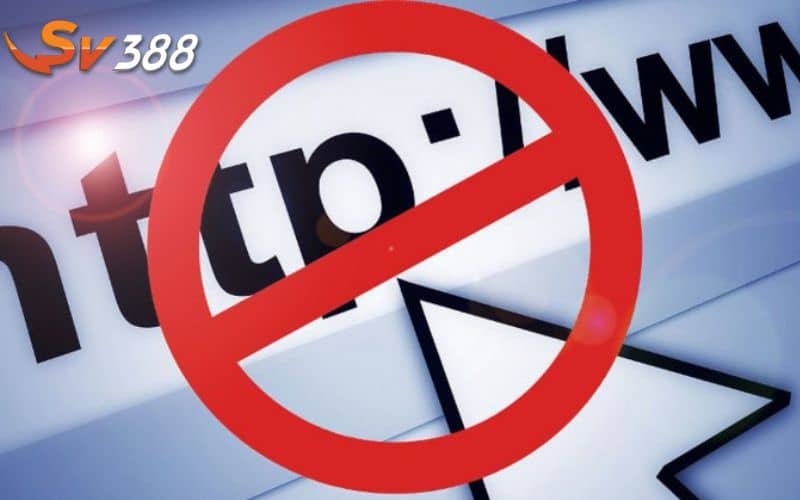 Do thiết bị cài đặt tính năng chặn truy cập Do thiết bị cài đặt tính năng chặn truy cập