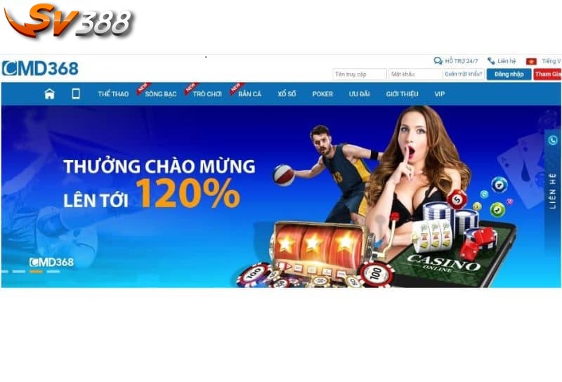 Sảnh chơi CMD368 tại SV388 nổi tiếng với sự uy tín Sảnh chơi CMD368 tại SV388 nổi tiếng với sự uy tín
