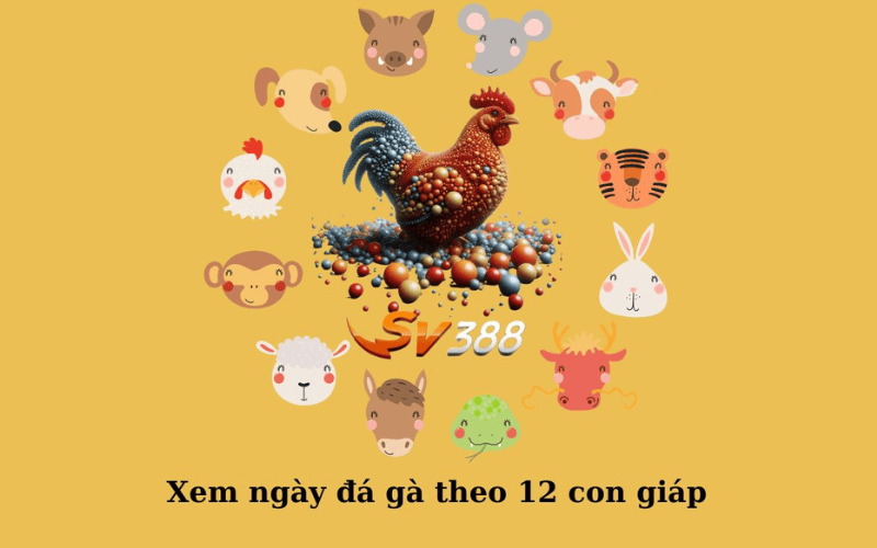 Xem ngày đá gà dựa vào bảng 12 con giáp Xem ngày đá gà dựa vào bảng 12 con giáp